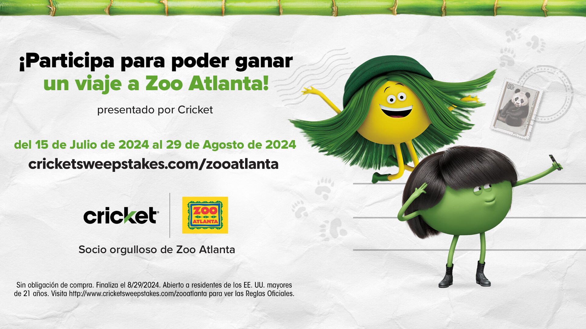 Folleto del Sorteo de Zoo Atlanta