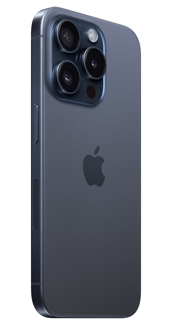 Apple iPhone 15 Pro, Titanio Azul, 128 GB, 5G, 6.1 Pantalla Super
